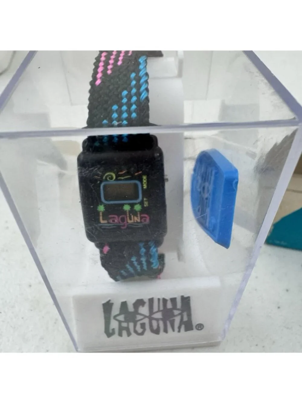 Vintage Laguna Sport Watch 1980s 1990s Digital Retro Fashion Water Surf Swim NOS